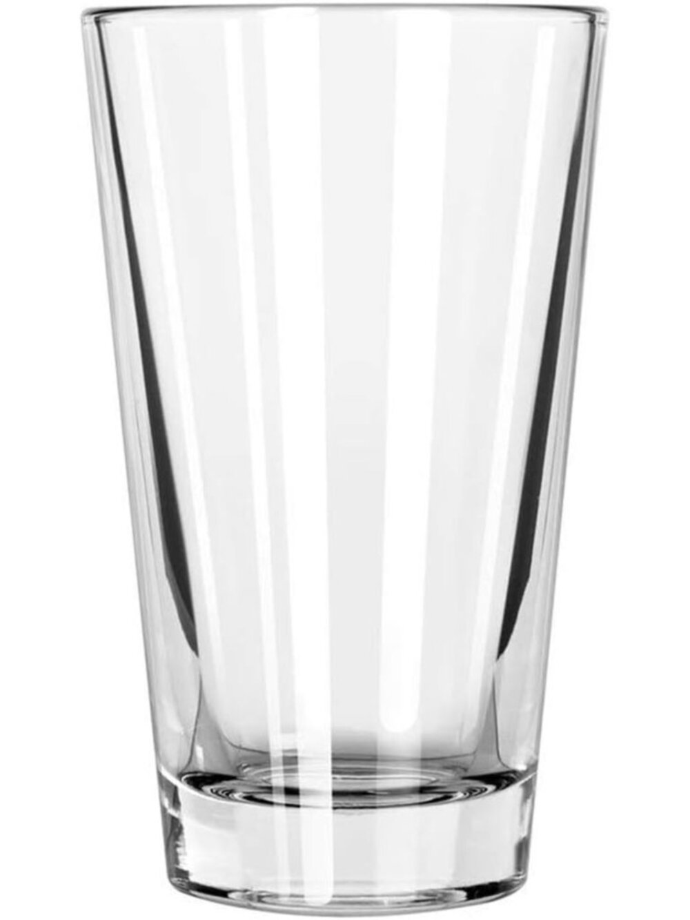 Durable 16oz Pint Glass Set of 4 with DuraTuff Rim - Perfect for Parties